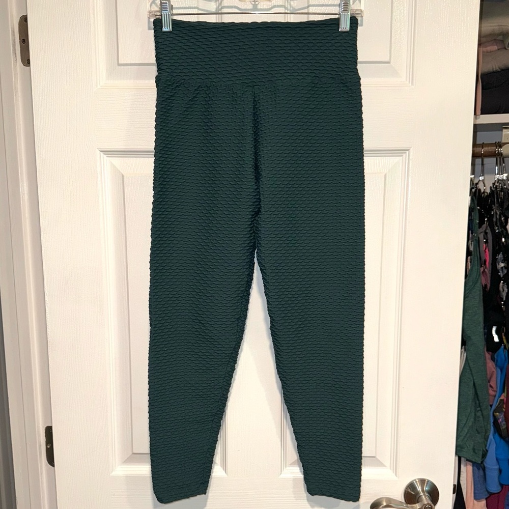 Booty By Brabants CURVY Croco Skin Leggings, Emerald